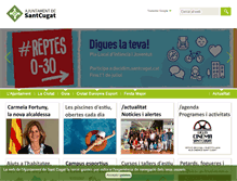 Tablet Screenshot of infants.santcugat.cat