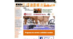 Desktop Screenshot of museu.santcugat.cat